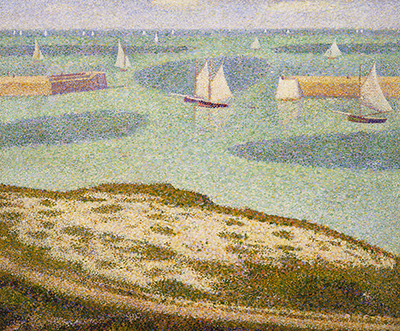 Port-en-Bessin, Entrance to the Harbour Georges Seurat